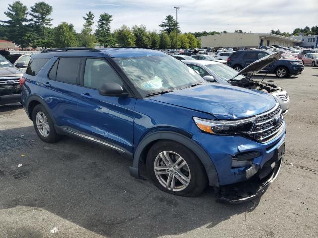 1FMSK8DHXLGC76646 - 2020 FORD EXPLORER XLT BLUE photo 4