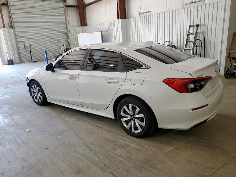 2HGFE2F26NH511877 - 2022 HONDA CIVIC LX WHITE photo 2