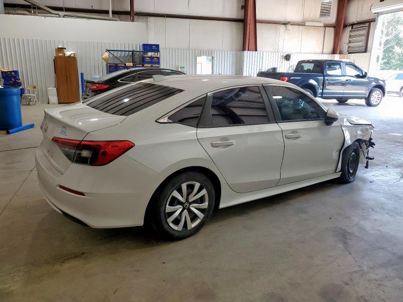 2HGFE2F26NH511877 - 2022 HONDA CIVIC LX WHITE photo 3