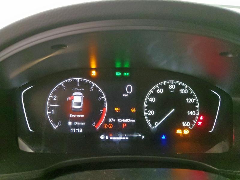 2HGFE2F26NH511877 - 2022 HONDA CIVIC LX WHITE photo 9