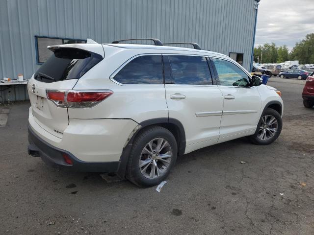 5TDJKRFH8FS083134 - 2015 TOYOTA HIGHLANDER XLE WHITE photo 3