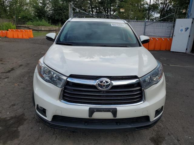 5TDJKRFH8FS083134 - 2015 TOYOTA HIGHLANDER XLE WHITE photo 5