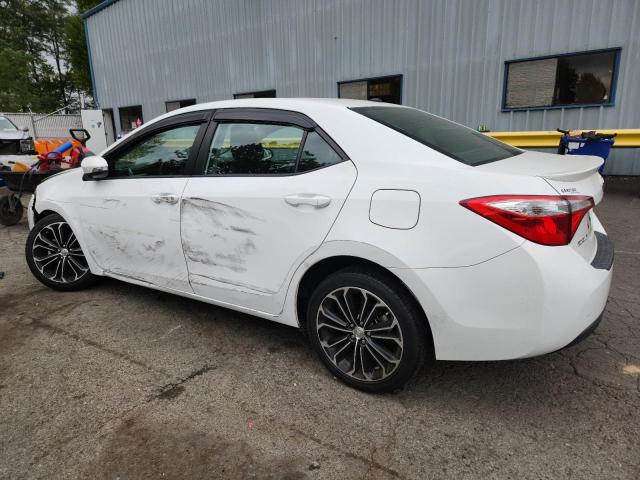2T1BURHE8FC383203 - 2015 TOYOTA COROLLA L WHITE photo 2