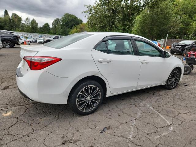 2T1BURHE8FC383203 - 2015 TOYOTA COROLLA L WHITE photo 3