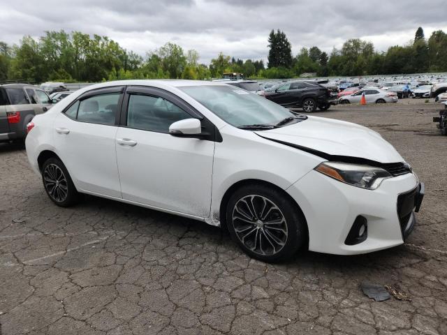 2T1BURHE8FC383203 - 2015 TOYOTA COROLLA L WHITE photo 4