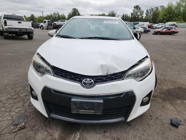 2T1BURHE8FC383203 - 2015 TOYOTA COROLLA L WHITE photo 5
