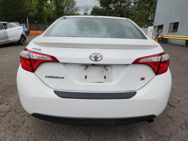 2T1BURHE8FC383203 - 2015 TOYOTA COROLLA L WHITE photo 6