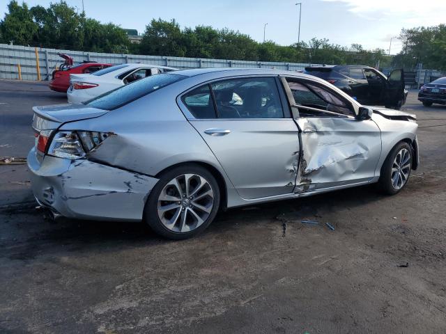 1HGCR2F5XFA116909 - 2015 HONDA ACCORD SPORT SILVER photo 3