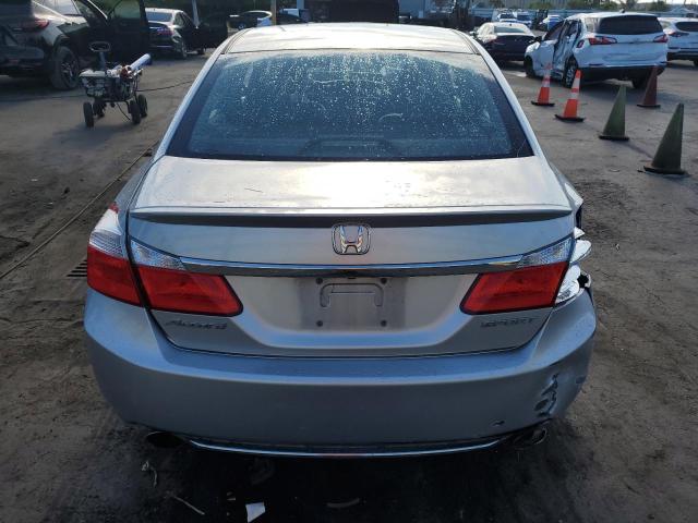 1HGCR2F5XFA116909 - 2015 HONDA ACCORD SPORT SILVER photo 6