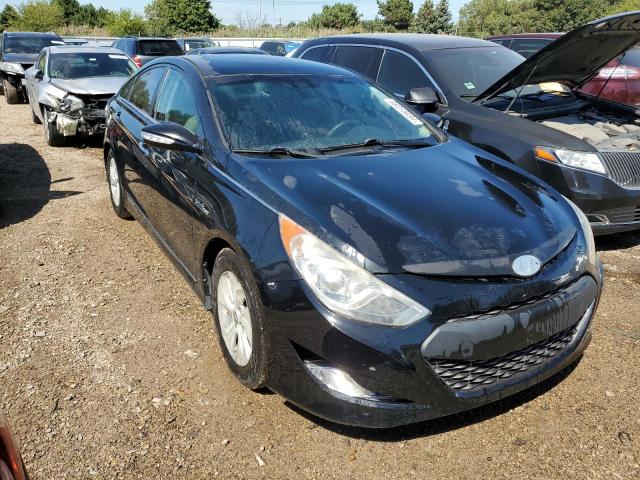 KMHEC4A40DA077792 - 2013 HYUNDAI SONATA HYBRID BLACK photo 4