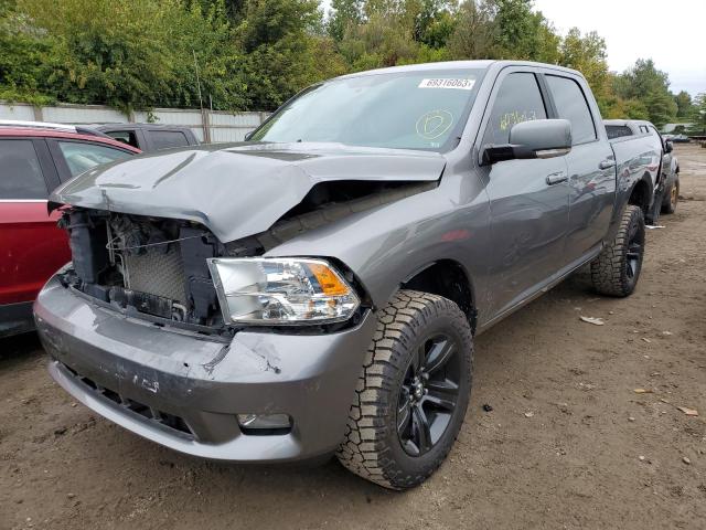 1C6RD7MTXCS306213 - 2012 DODGE RAM 1500 SPORT GRAY photo 1