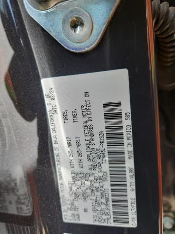 3TMLB5JN7RM003373 - 2024 TOYOTA TACOMA DOUBLE CAB CHARCOAL photo 12