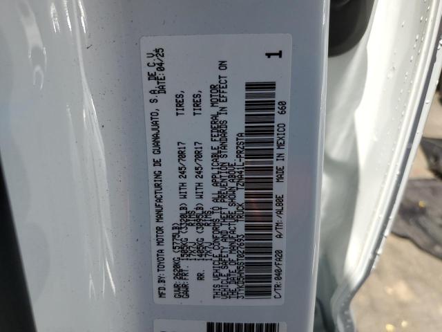 3TYKD5HN5ST027693 - 2025 TOYOTA TACOMA DOUBLE CAB 白色 照片 13