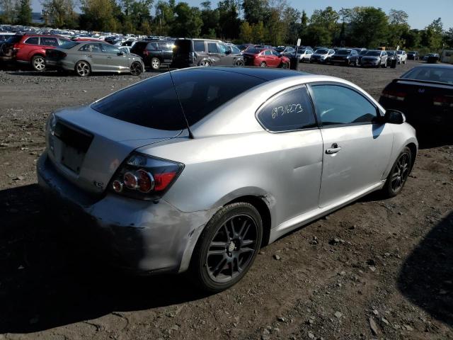 JTKDE167980224983 - 2008 TOYOTA SCION TC 银色 照片 3