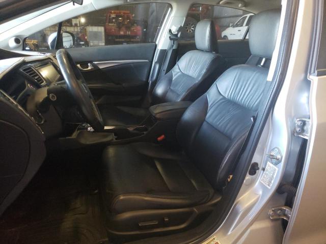 19XFB2F94EE056141 - 2014 HONDA CIVIC EXL ვერცხლისფერი ფოტო 7