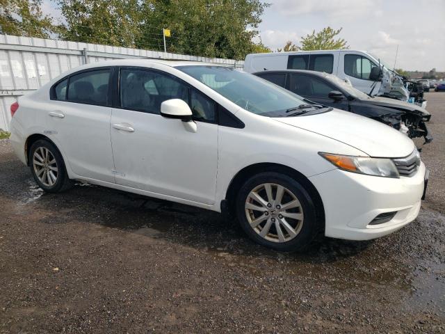 2HGFB2F92CH041477 - 2012 HONDA CIVIC EXL WHITE photo 4