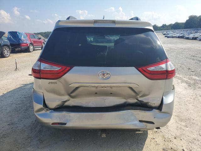 5TDYZ3DC2KS014609 - 2019 TOYOTA SIENNA XLE SILVER photo 6