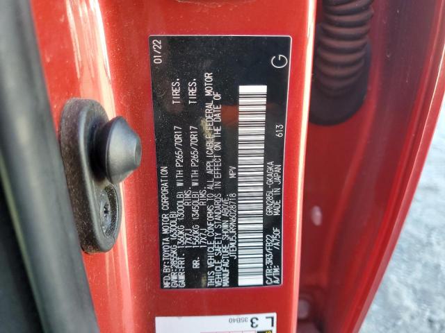 JTEMU5JR9N6028718 - 2022 TOYOTA 4RUNNER SR5/SR5 PREMIUM Qırmızı foto 14