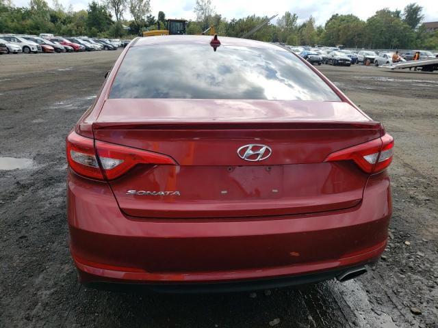 5NPE24AF5FH216450 - 2015 HYUNDAI SONATA SE RED photo 6