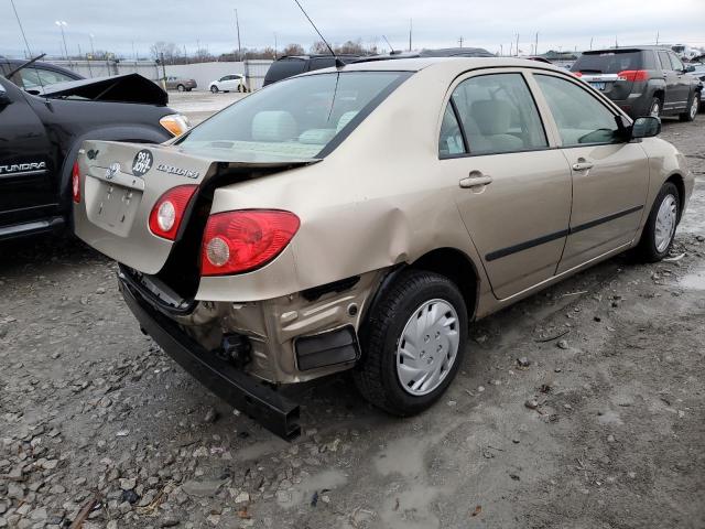 1NXBR32E37Z803506 - 2007 TOYOTA COROLLA CE BEIGE photo 3