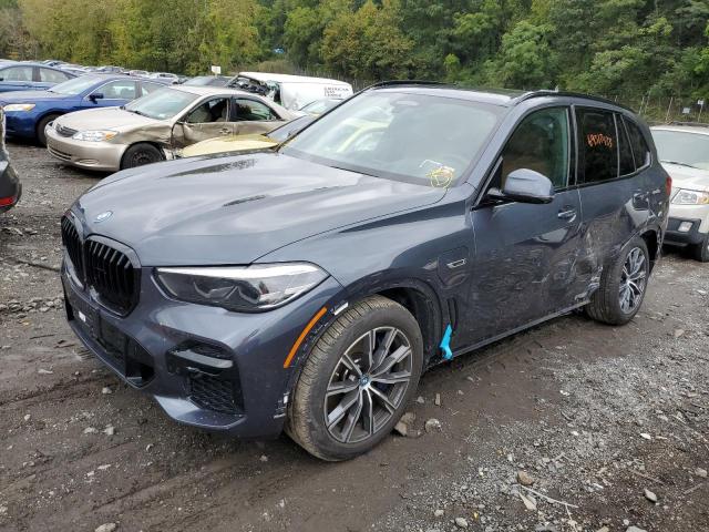 5UXTA6C07N9M64767 - 2022 BMW X5 XDRIVE45E GRAY photo 1