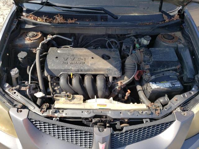 5Y2SM63885Z410839 - 2005 PONTIAC VIBE GRAY photo 11