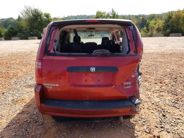 1D8HN44E49B511506 - 2009 DODGE GR CARAVAN SE RED photo 6