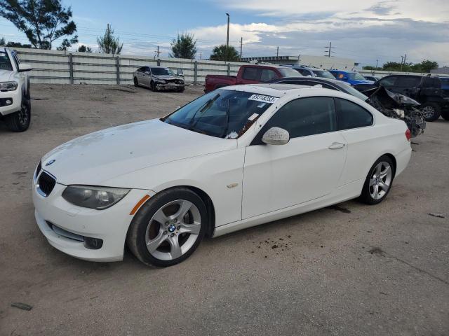 WBAKG7C51DE803636 - 2013 BMW 335 I WHITE photo 1