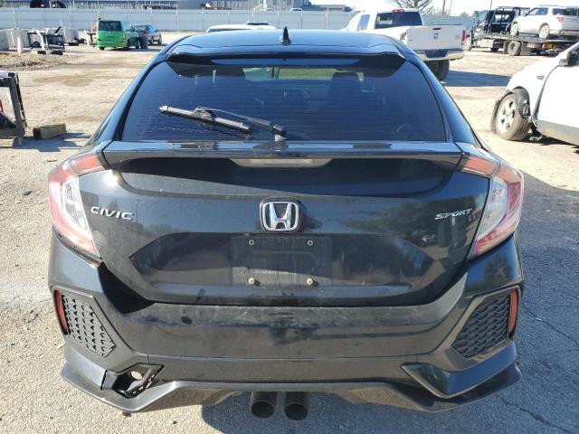 SHHFK7H44JU211045 - 2018 HONDA CIVIC SPORT BLACK photo 6