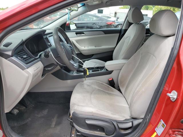 5NPE24AF2KH816207 - 2019 HYUNDAI SONATA SE 红色 照片 7