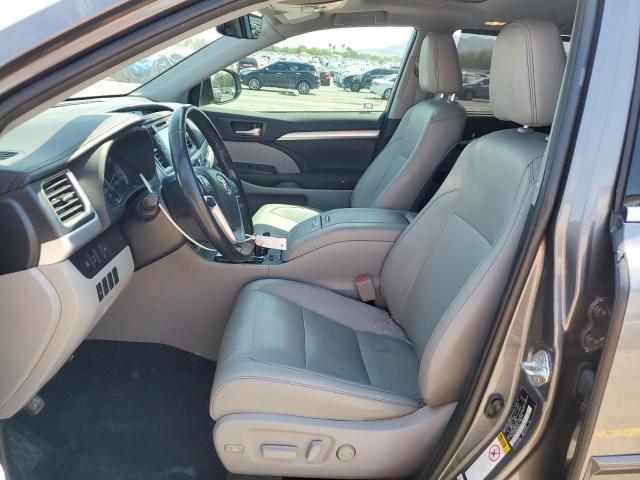 5TDKZRFH4KS359433 - 2019 TOYOTA HIGHLANDER SE GRAY photo 7