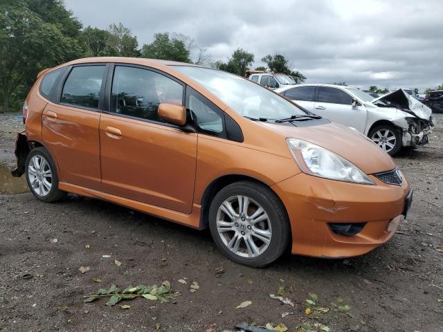 JHMGE8H53BS004774 - 2011 HONDA FIT SPORT ORANGE photo 4