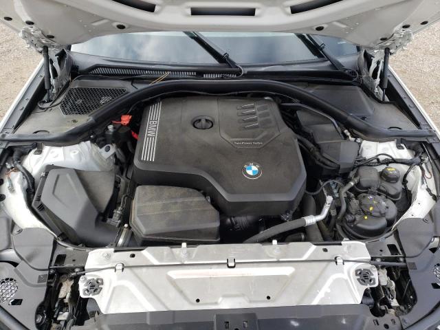 WBA5R7C58KAE82998 - 2019 BMW 330XI WHITE photo 11