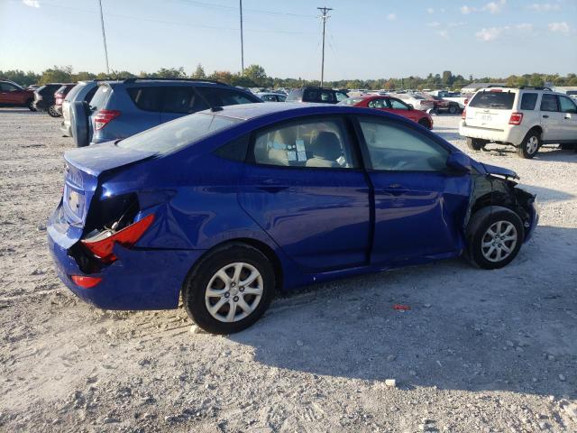 KMHCT4AE3EU731796 - 2014 HYUNDAI ACCENT GLS BLUE photo 3