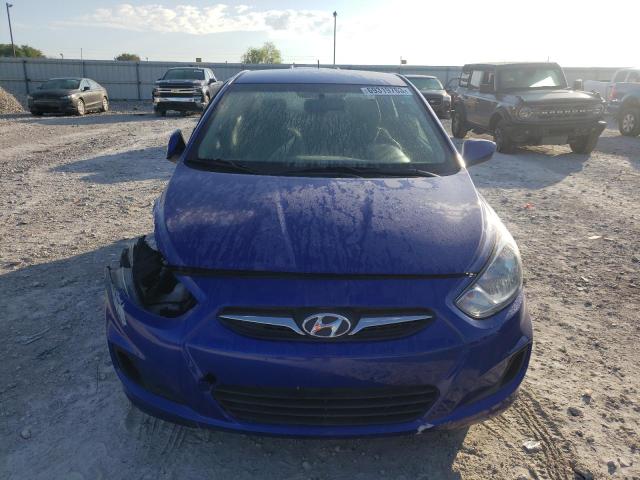 KMHCT4AE3EU731796 - 2014 HYUNDAI ACCENT GLS BLUE photo 5