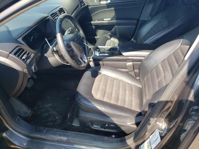 3FA6P0H76JR113336 - 2018 FORD FUSION SE GRAY photo 7