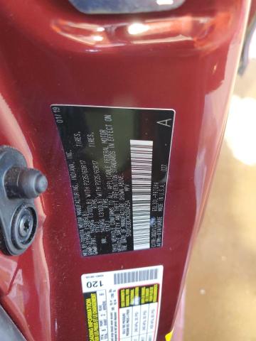 5TDYZ3DC7KS004254 - 2019 TOYOTA SIENNA XLE 红色 照片 13
