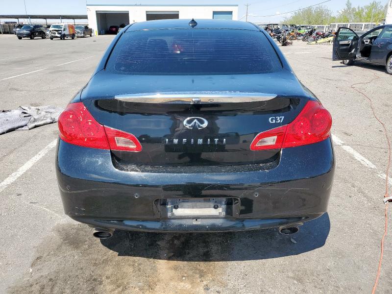 JN1CV6AP8DM720581 - 2013 INFINITI G37 BASE BLACK photo 6