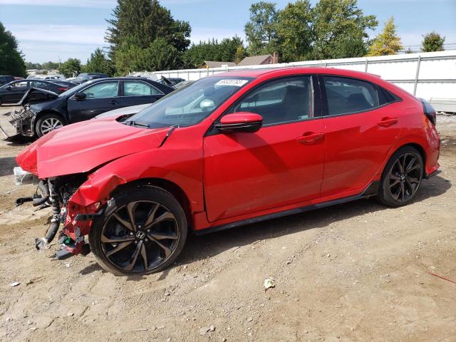 SHHFK7H94KU418497 - 2019 HONDA CIVIC SPORT TOURING 红色 照片 1