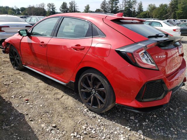 SHHFK7H94KU418497 - 2019 HONDA CIVIC SPORT TOURING 红色 照片 2