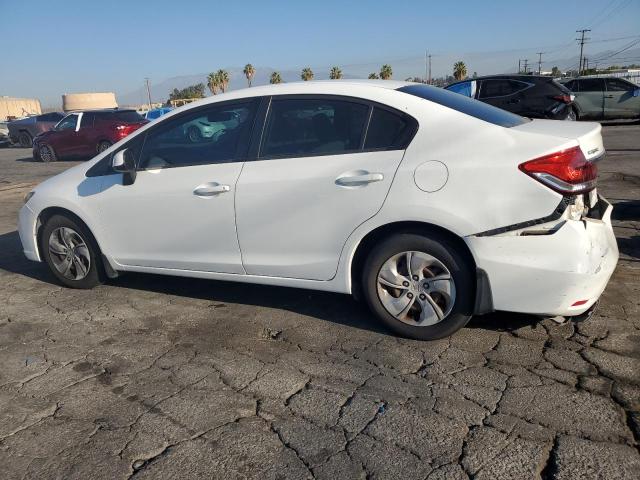 19XFB2F55DE064664 - 2013 HONDA CIVIC LX WHITE photo 2