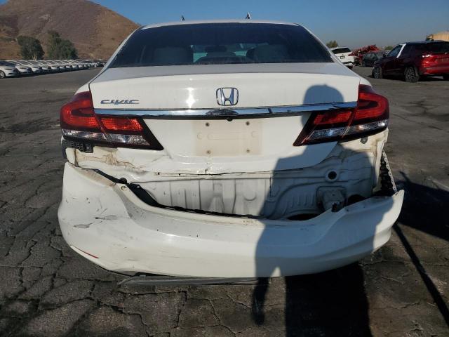 19XFB2F55DE064664 - 2013 HONDA CIVIC LX WHITE photo 6