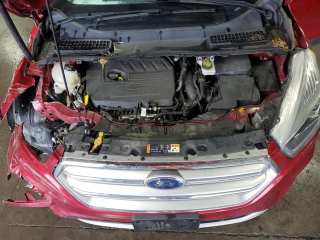 1FMCU9JD1HUC22988 - 2017 FORD ESCAPE TITANIUM RED photo 12