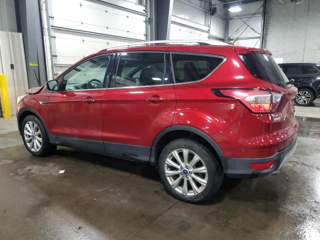 1FMCU9JD1HUC22988 - 2017 FORD ESCAPE TITANIUM RED photo 2