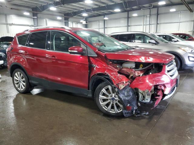 1FMCU9JD1HUC22988 - 2017 FORD ESCAPE TITANIUM RED photo 4