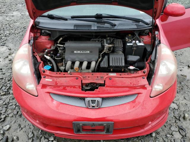 JHMGD38677S050436 - 2007 HONDA FIT S 红色 照片 11