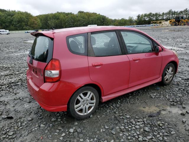 JHMGD38677S050436 - 2007 HONDA FIT S 红色 照片 3