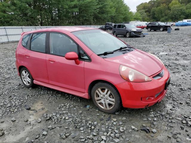JHMGD38677S050436 - 2007 HONDA FIT S 红色 照片 4