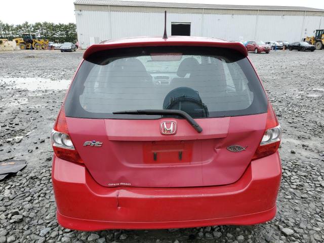 JHMGD38677S050436 - 2007 HONDA FIT S 红色 照片 6
