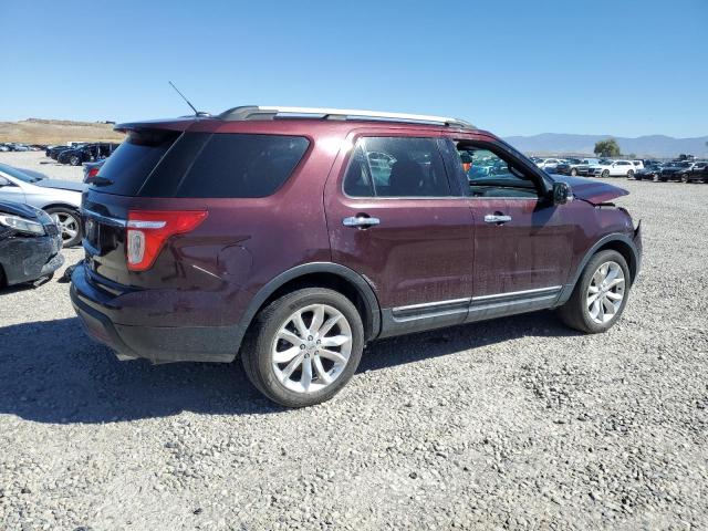 1FMHK8F8XBGA20657 - 2011 FORD EXPLORER LIMITED 勃艮第红 照片 3